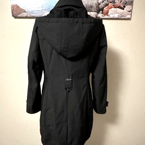 MICHAEL KORS Women's Black Coat Medium - Picture 10 of 17